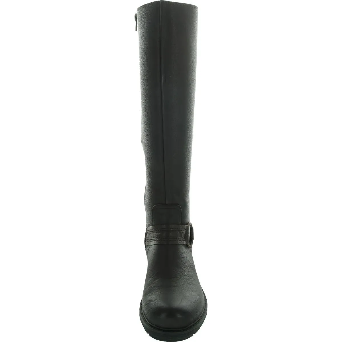 Hearth Raews Womens Zipper Leather Knee-High Boots