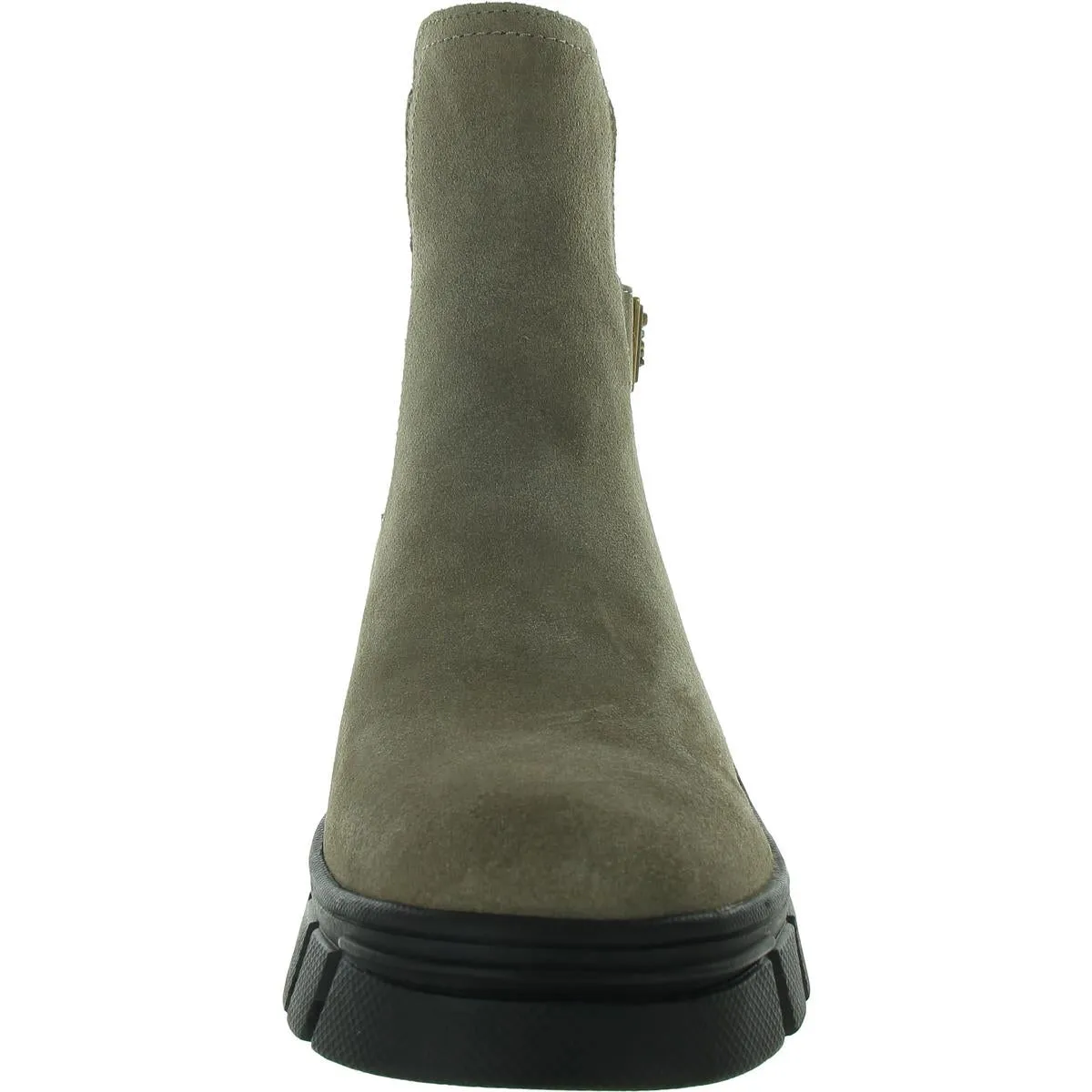 Hensly 2 Womens Suede Lug Sole Chelsea Boots