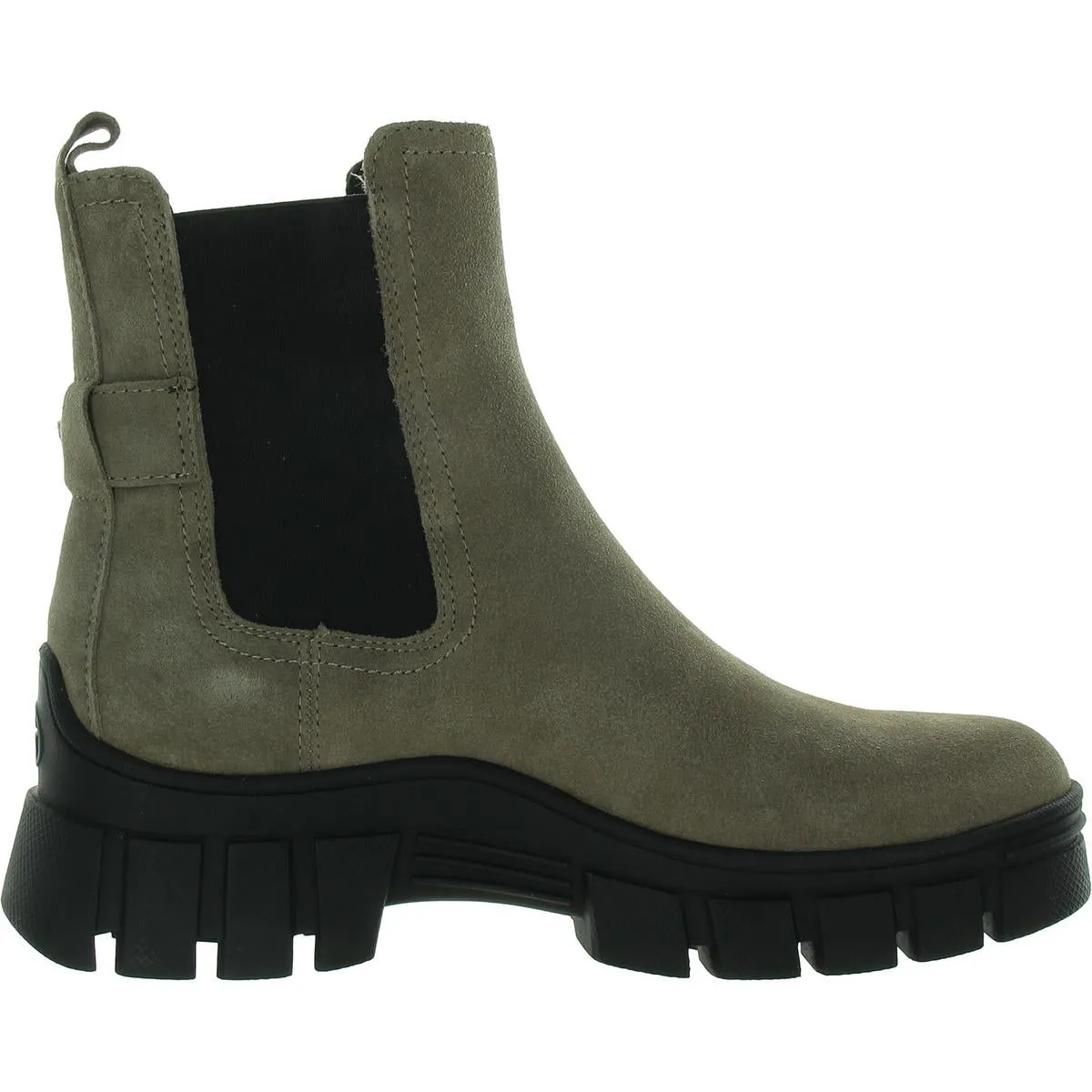 Hensly 2 Womens Suede Lug Sole Chelsea Boots