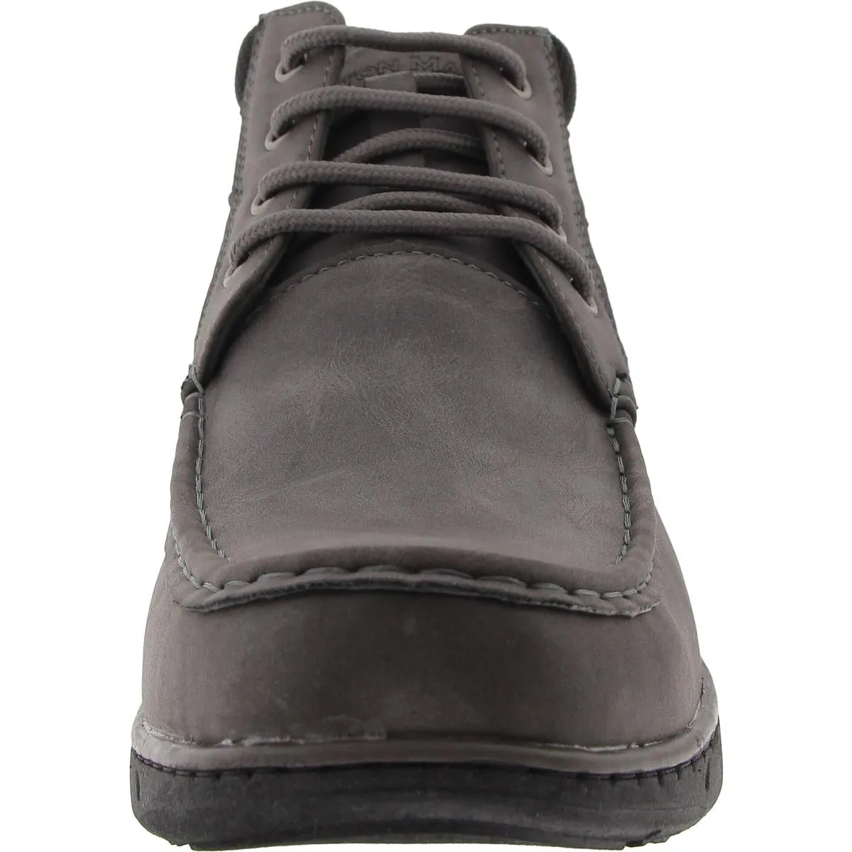 Hertel Mens Lace-Up Faux Leather Chukka Boots