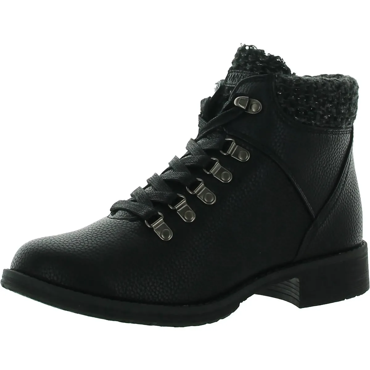 Hiker Denali Womens Faux Leather Memory Foam Hiking Boots