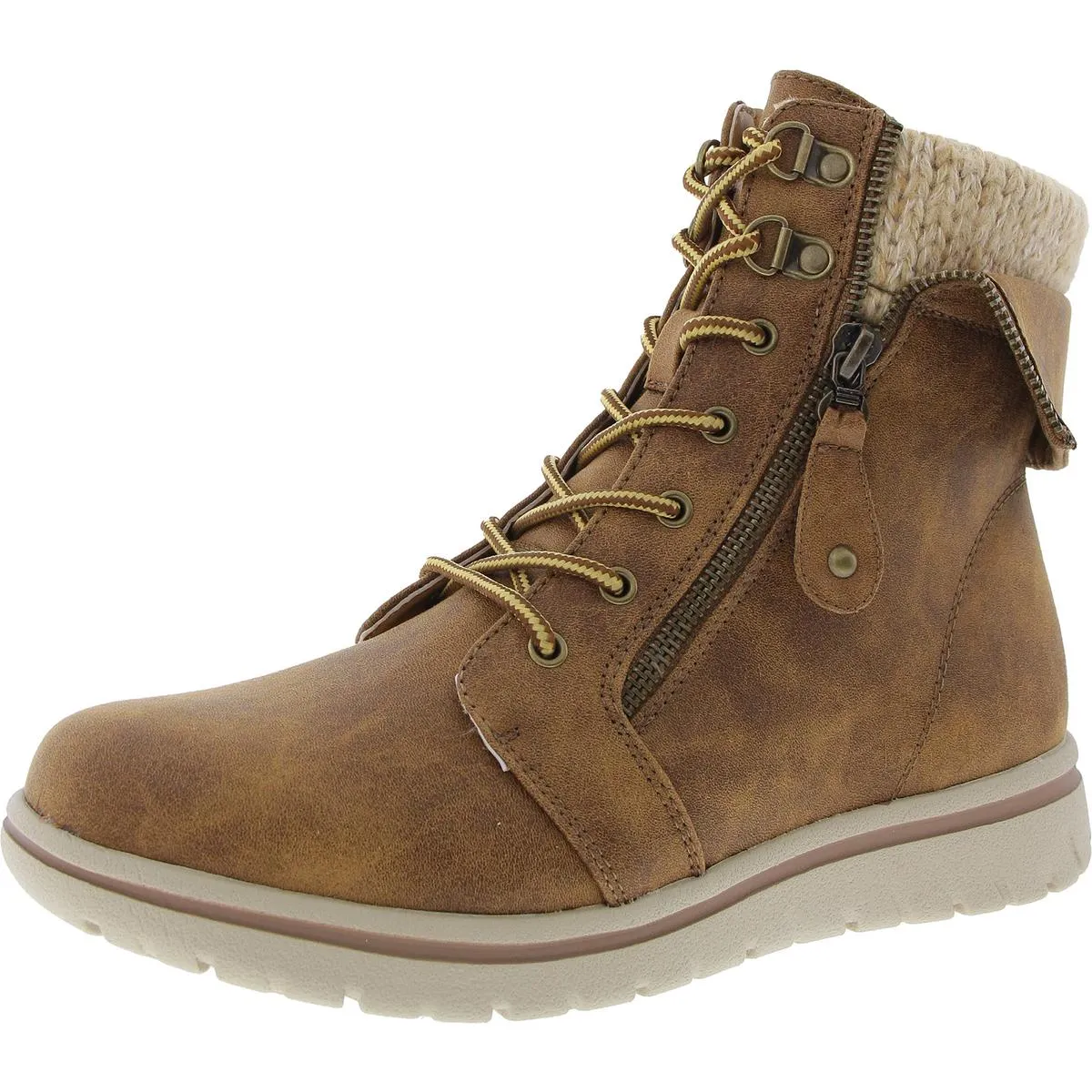 Hope Womens Lace-Up Manmade Hiking Boots