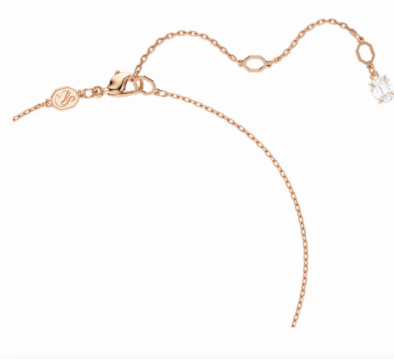Hyperbola 3 Hoop Rosegold Necklace