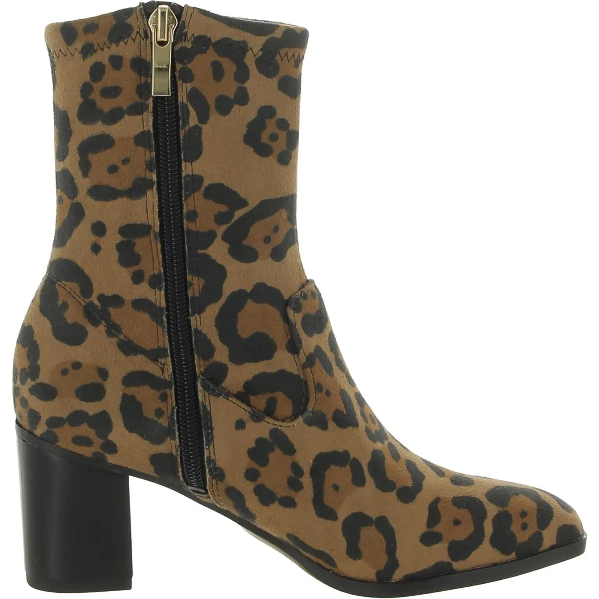 Indigo Womens Faux Leather Square Toe Ankle Boots