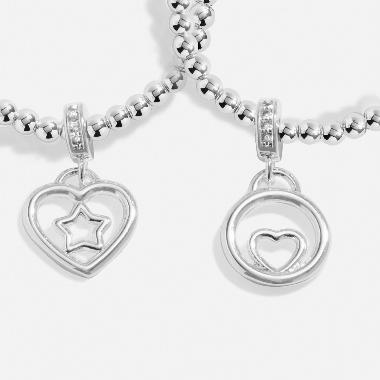 Infinity Happy Birthday Silver Plated Linked Bracelet 8293