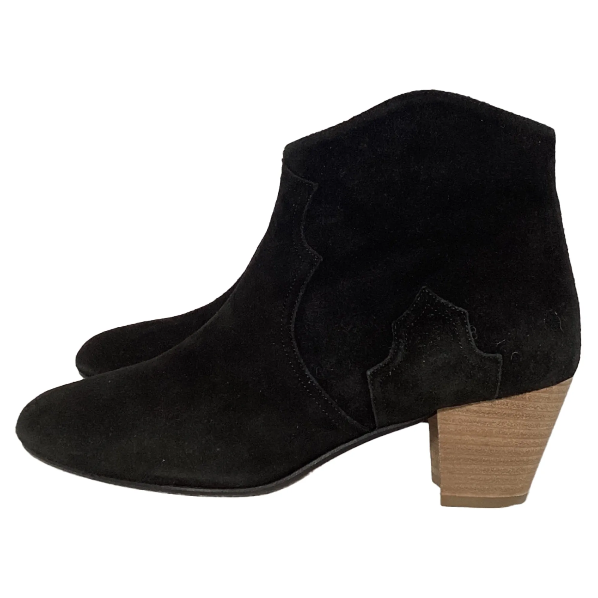 Isabel Marant Dicker Booties in Black Suede