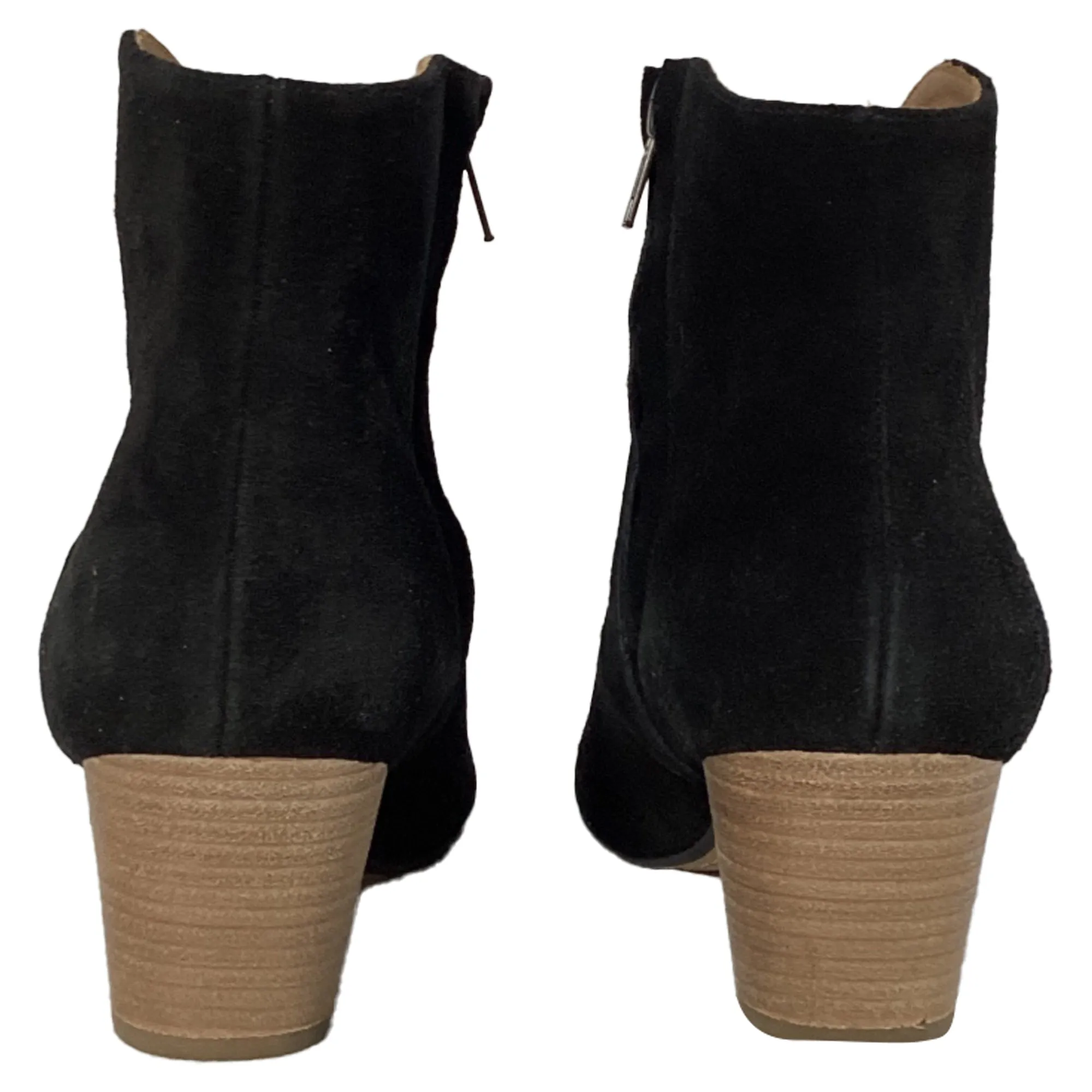 Isabel Marant Dicker Booties in Black Suede