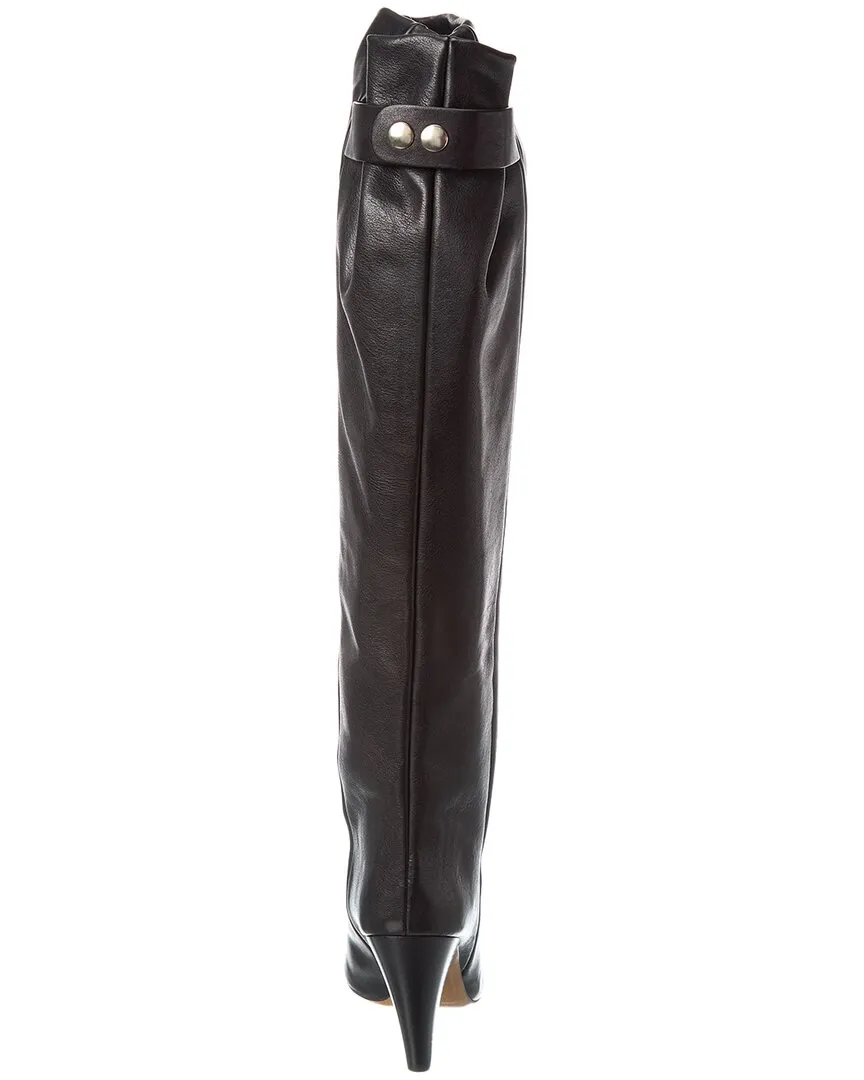 Isabel Marant Leather Over-The-Knee Boot