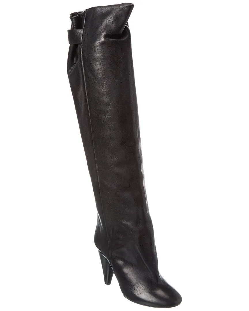 Isabel Marant Leather Over-The-Knee Boot