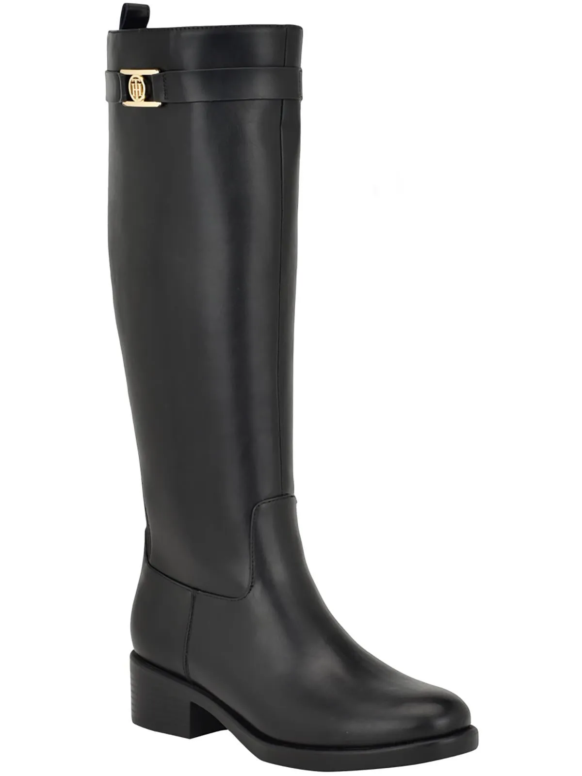 Iviann Womens Faux Leather Tall Knee-High Boots