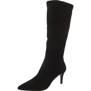 Janae Womens Suede Solid Knee-High Boots