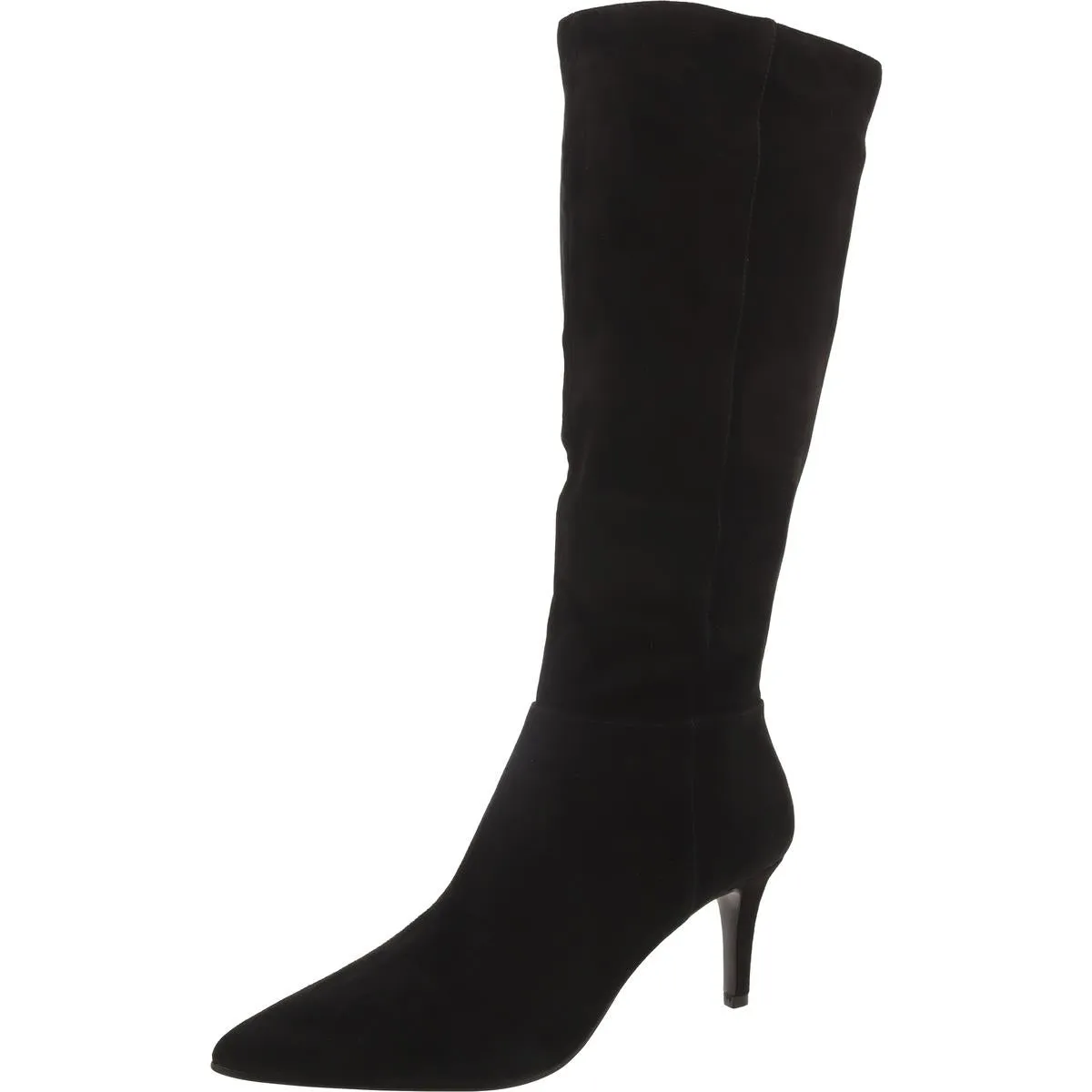 Janae Womens Suede Solid Knee-High Boots
