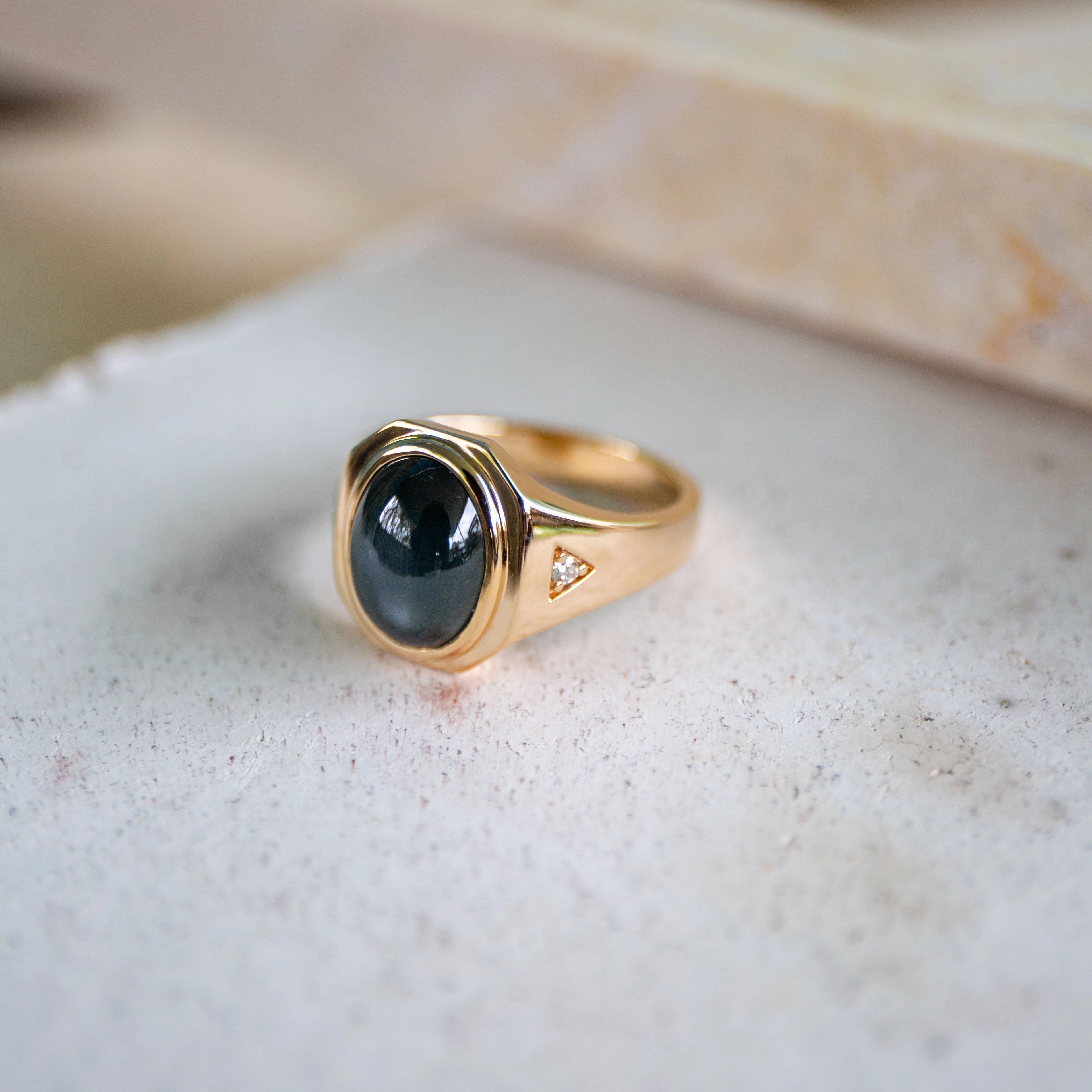 Jasper Star Sapphire Ring