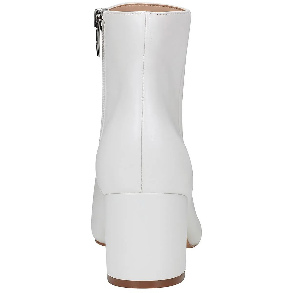 Jelanie Womens Two Tone Leather Ankle Boots