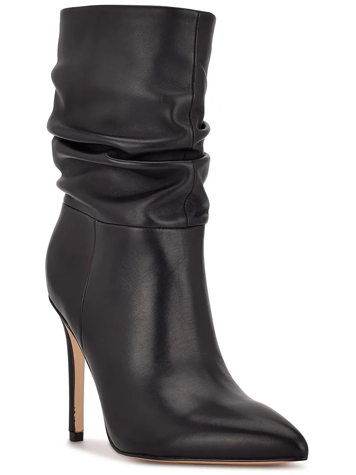 JENN Womens Pointed Toe Mid-Calf Boots
