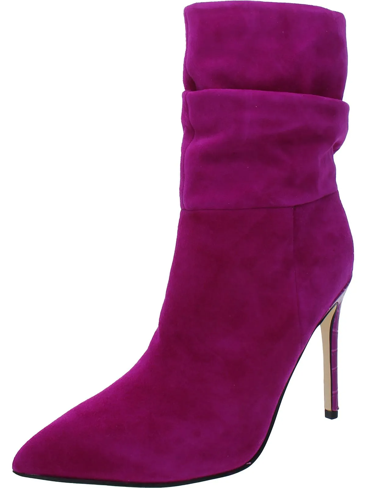JENN Womens Pointed Toe Mid-Calf Boots