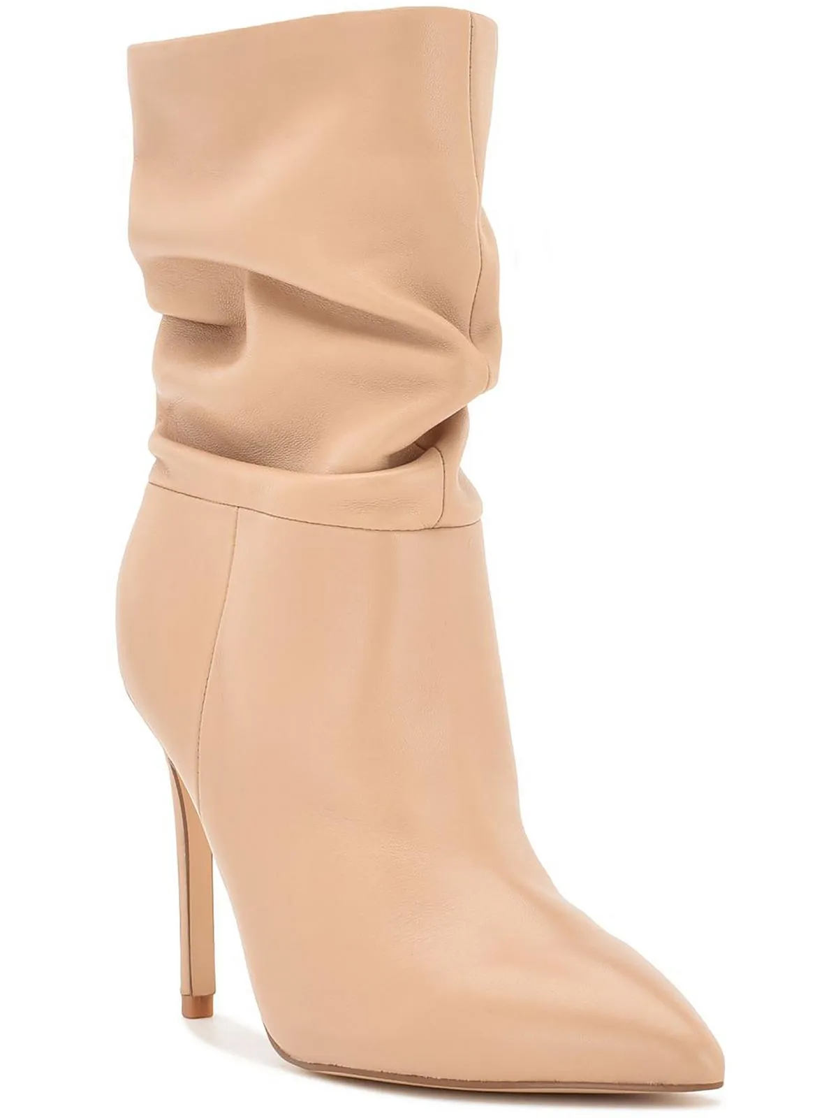 JENN Womens Pointed Toe Mid-Calf Boots