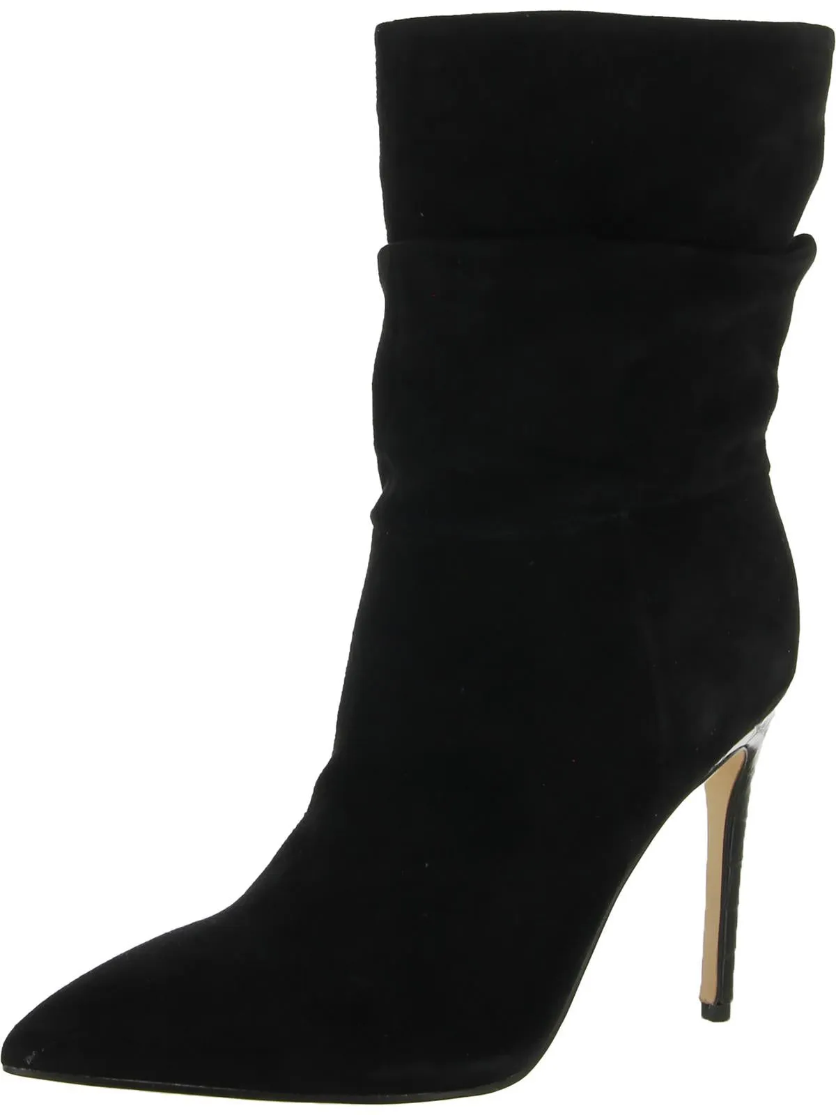JENN Womens Pointed Toe Mid-Calf Boots