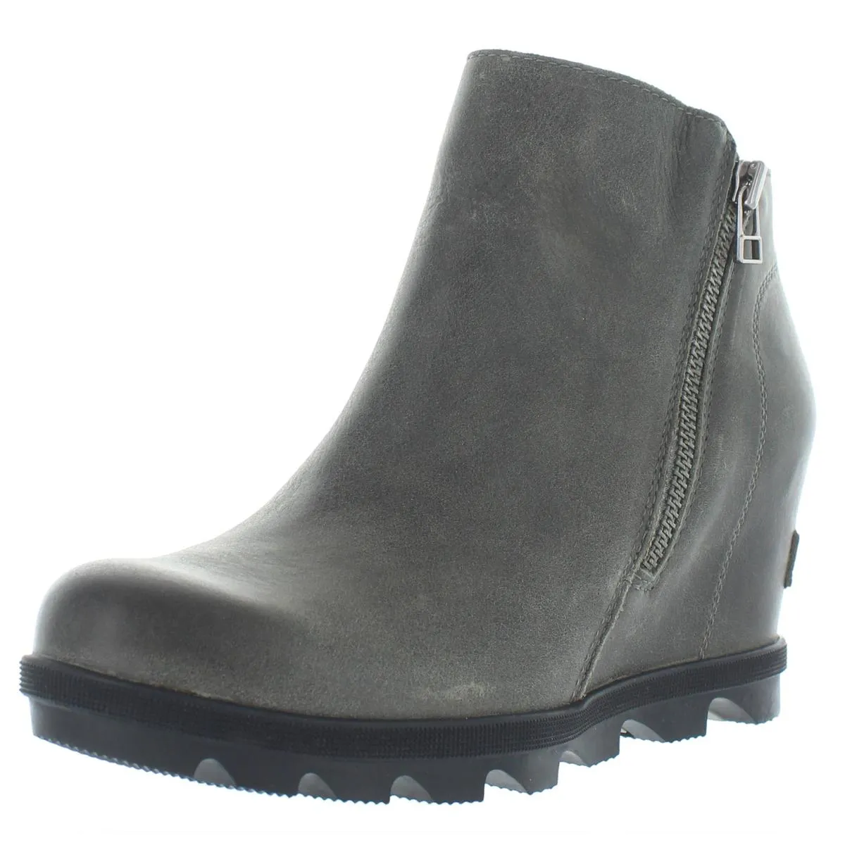 Joan Of Arctic II Womens Leather Comfort Wedge Boots
