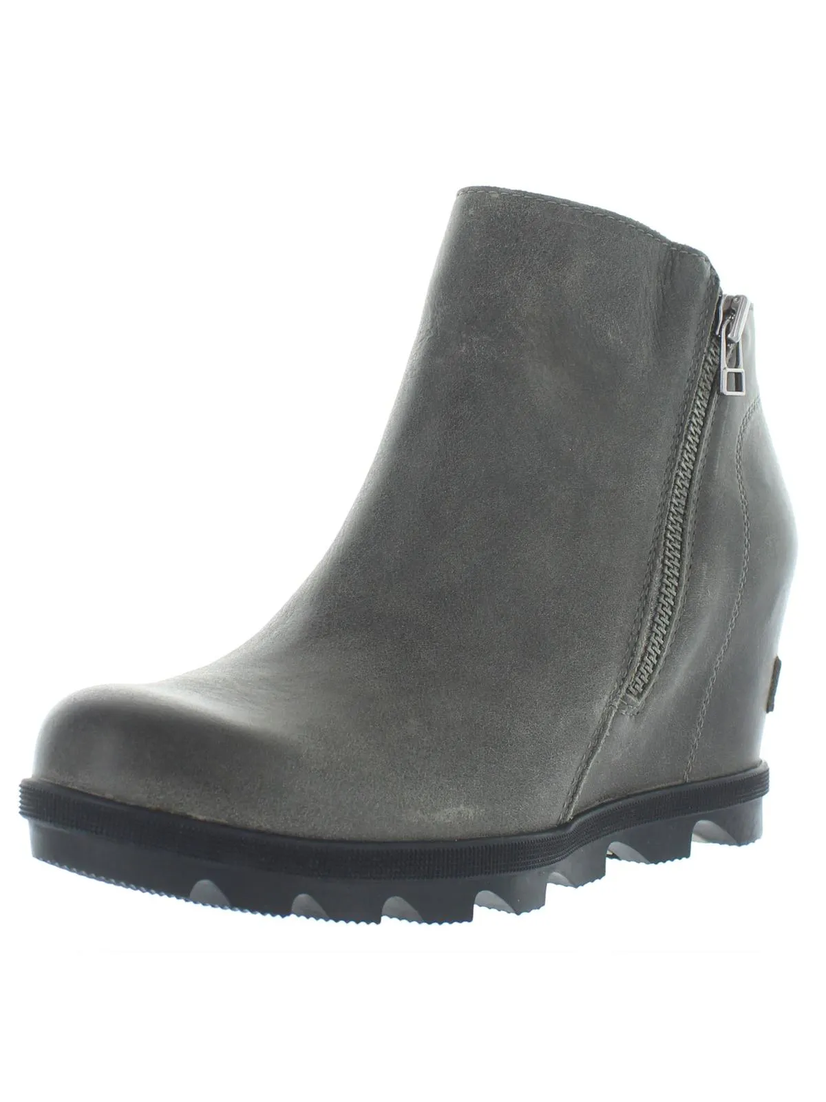 Joan Of Arctic II Womens Leather Comfort Wedge Boots