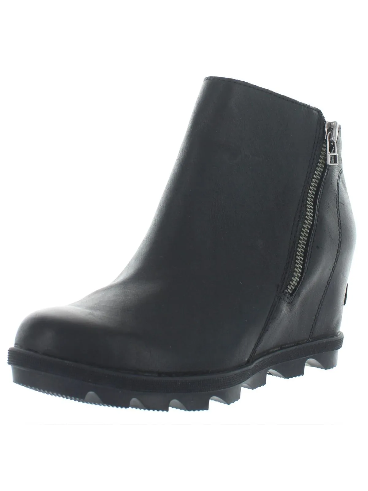Joan Of Arctic II Womens Leather Comfort Wedge Boots
