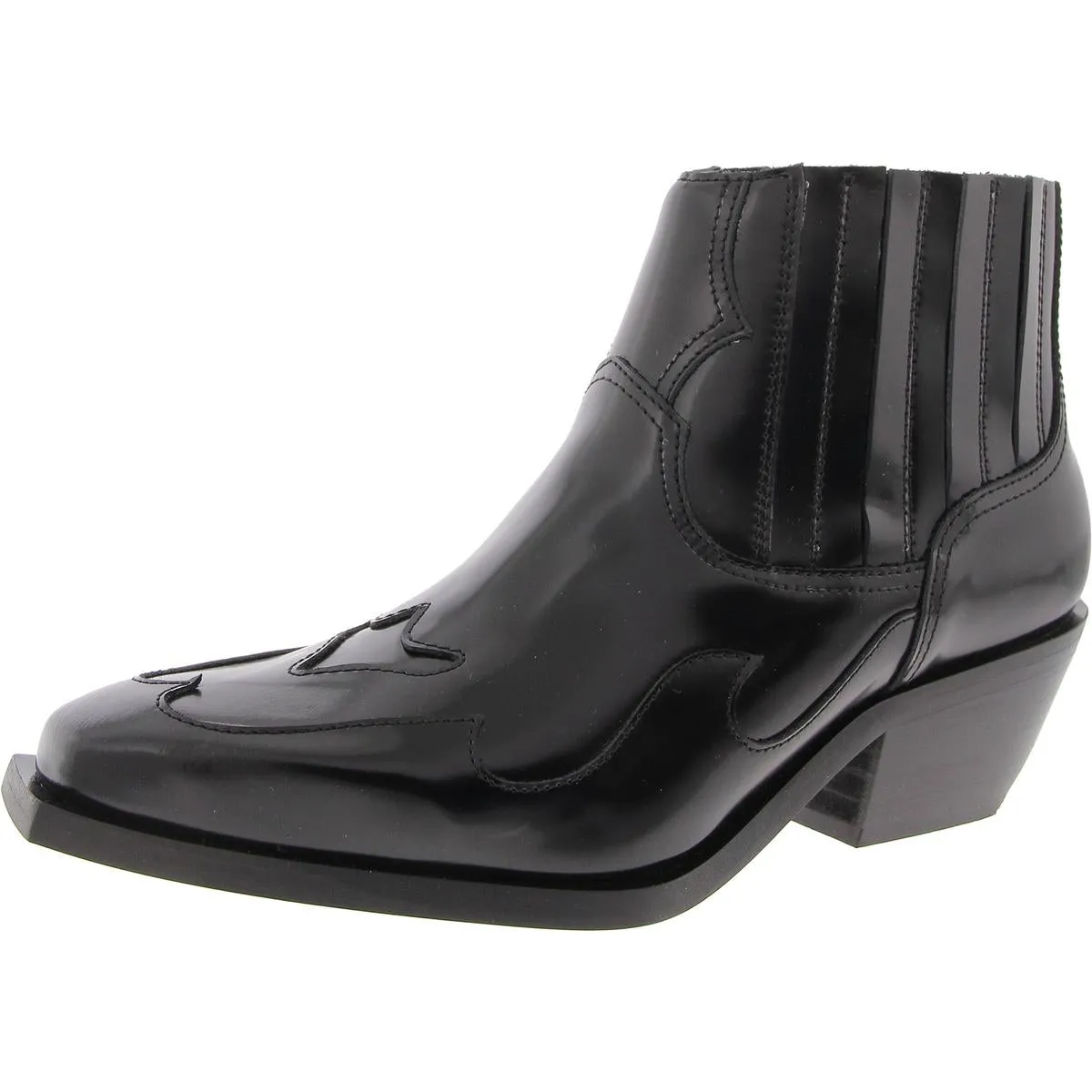 Jonty Boot Womens Stretch Leather Booties