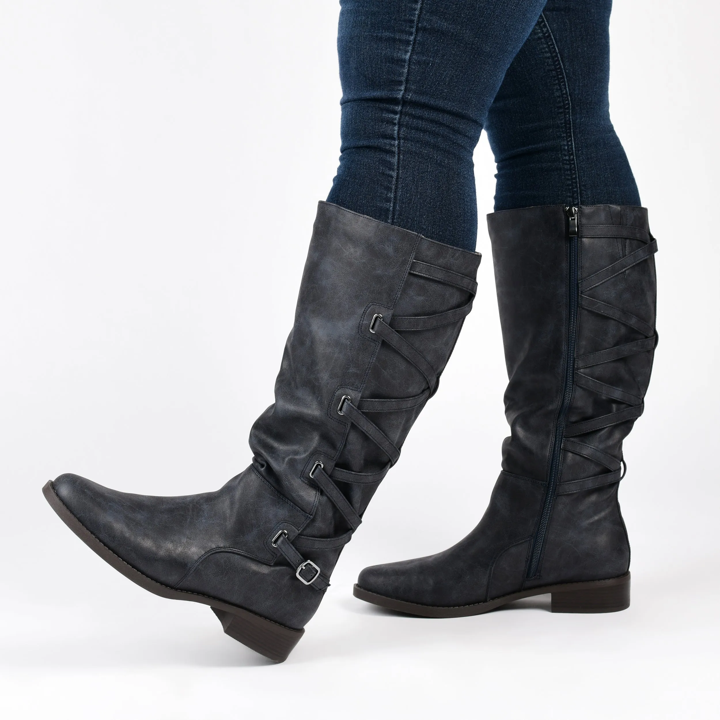 Journee Collection Women's Extra Wide Calf Carly Boot