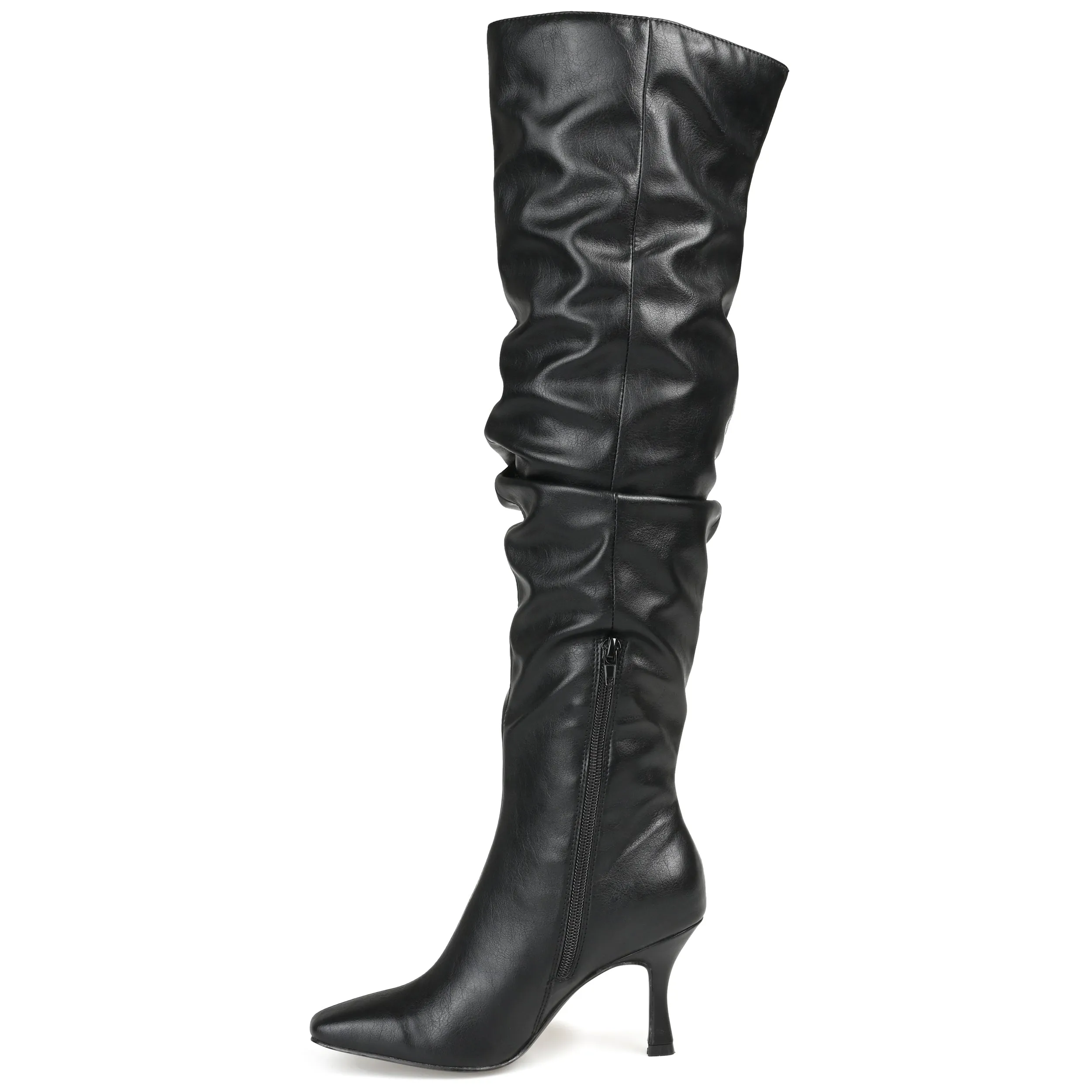 Journee Collection Women's Tru Comfort Foam Wide Calf Kindy Boot