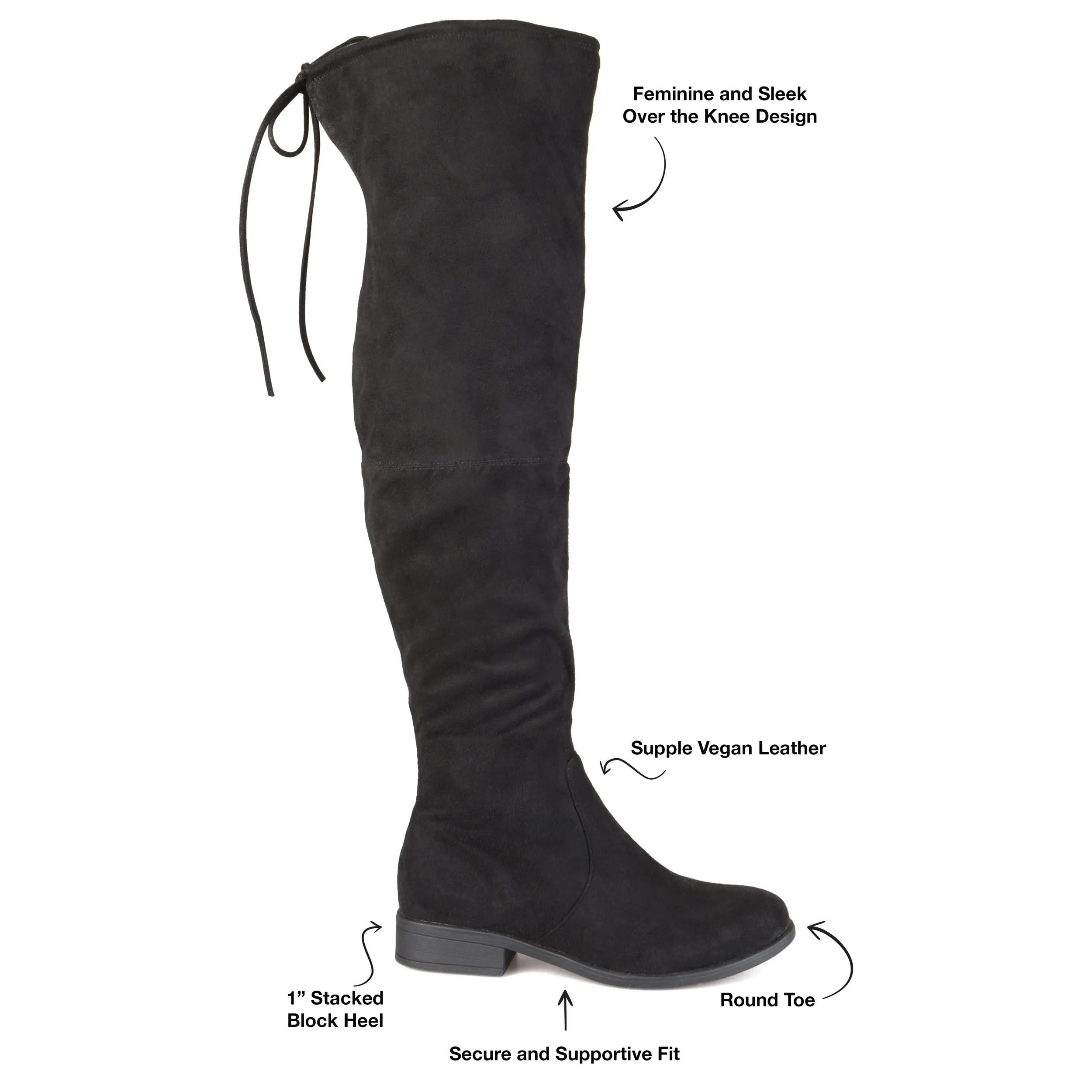 Journee Women's Wide Calf Mount Boot