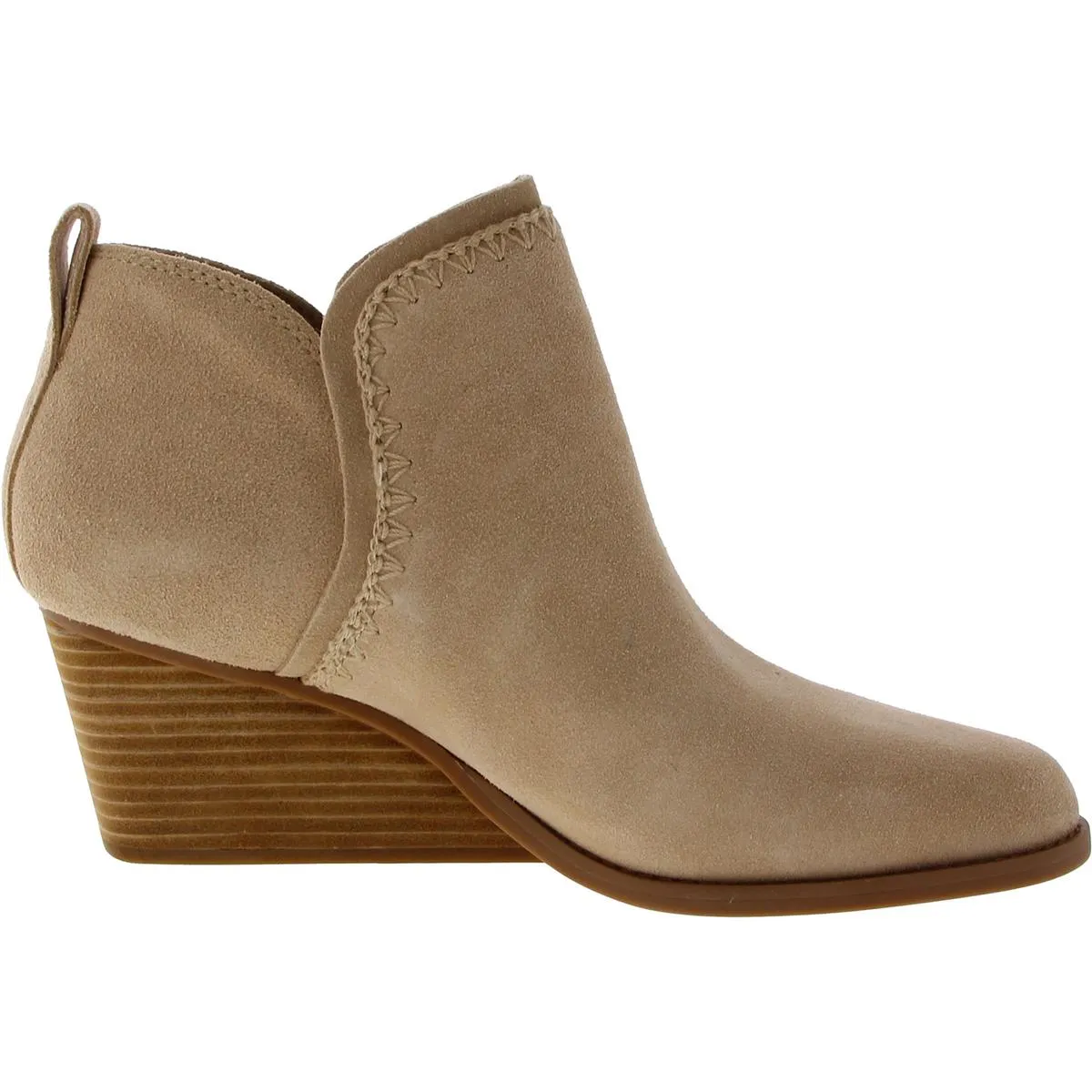 Kaia Womens Faux Suede Solid Booties