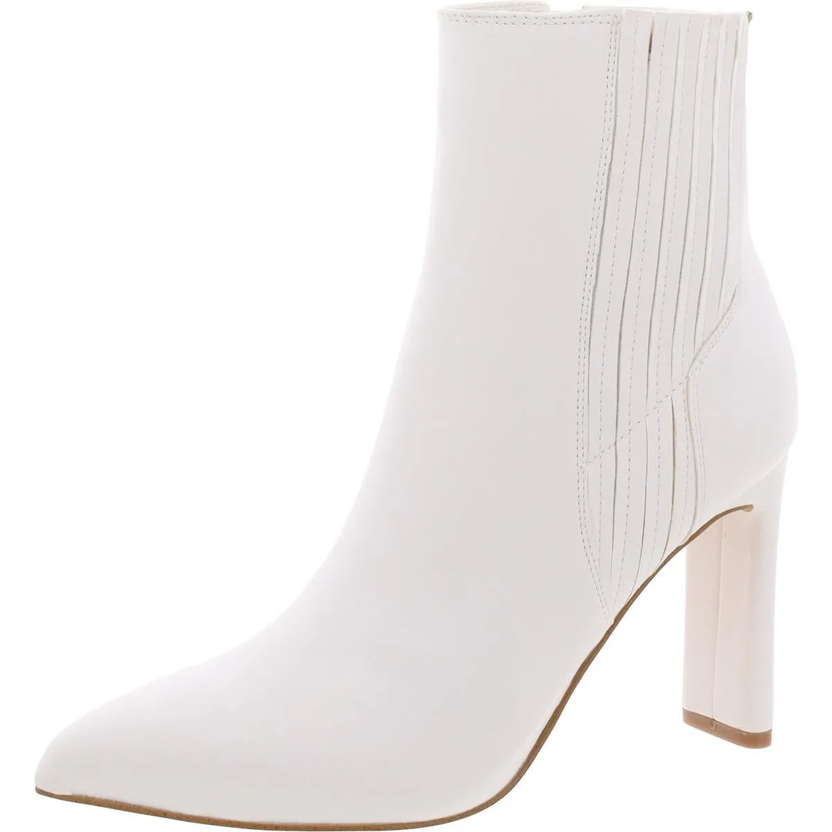 Kalia Womens Faux Leather Embossed Ankle Boots