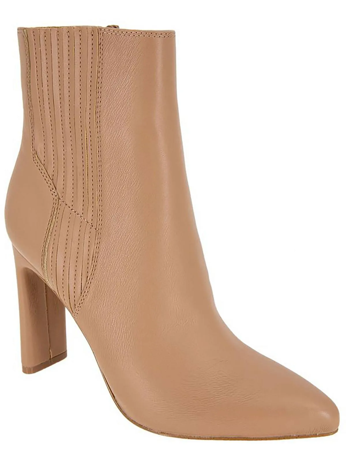 Kalia Womens Faux Leather Embossed Ankle Boots