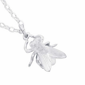 Karen Walker Fly Pendant - Silver