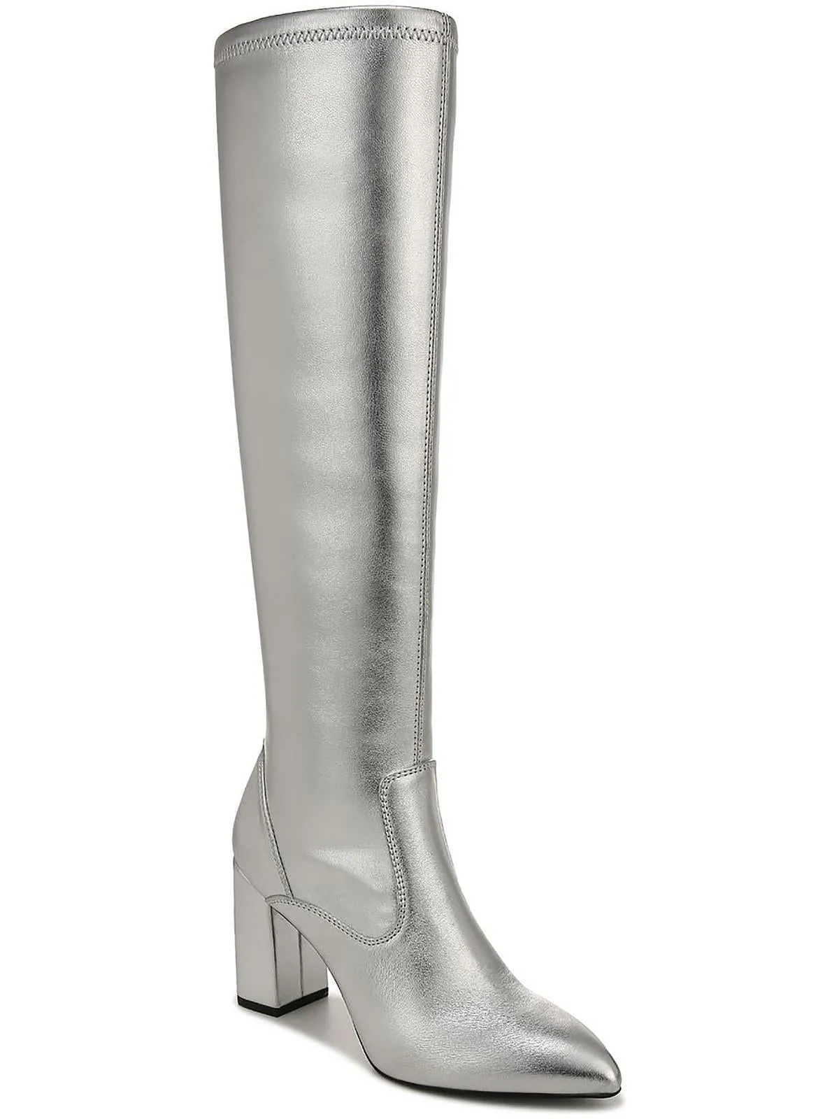 Katherine Womens Zipper Knee-High Boots