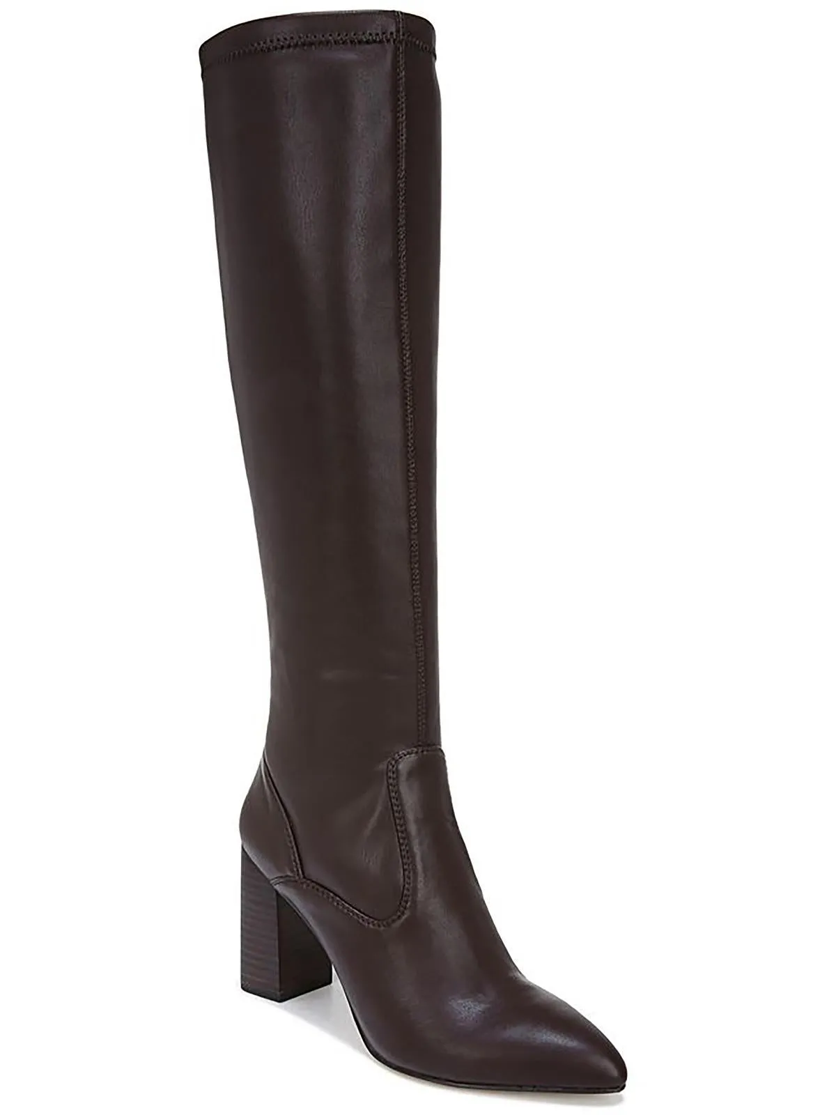 Katherine Womens Zipper Knee-High Boots