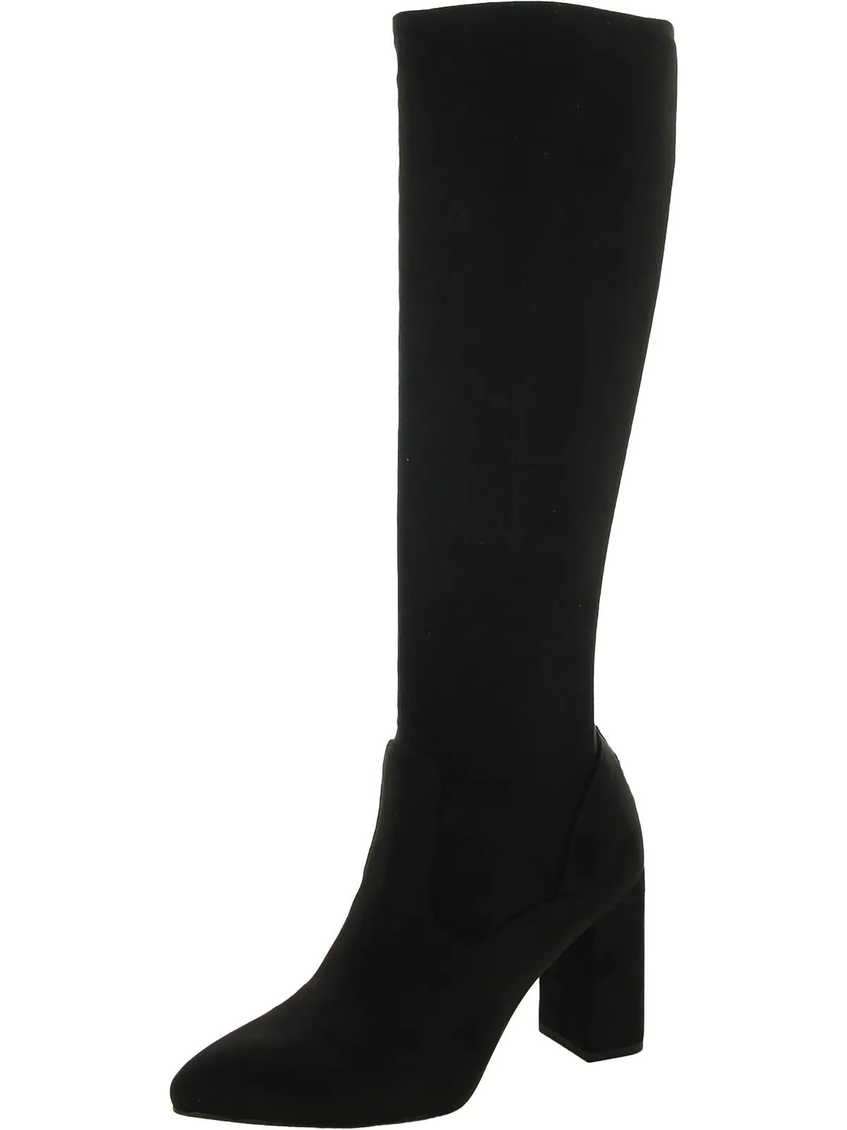 Katherine Womens Zipper Knee-High Boots