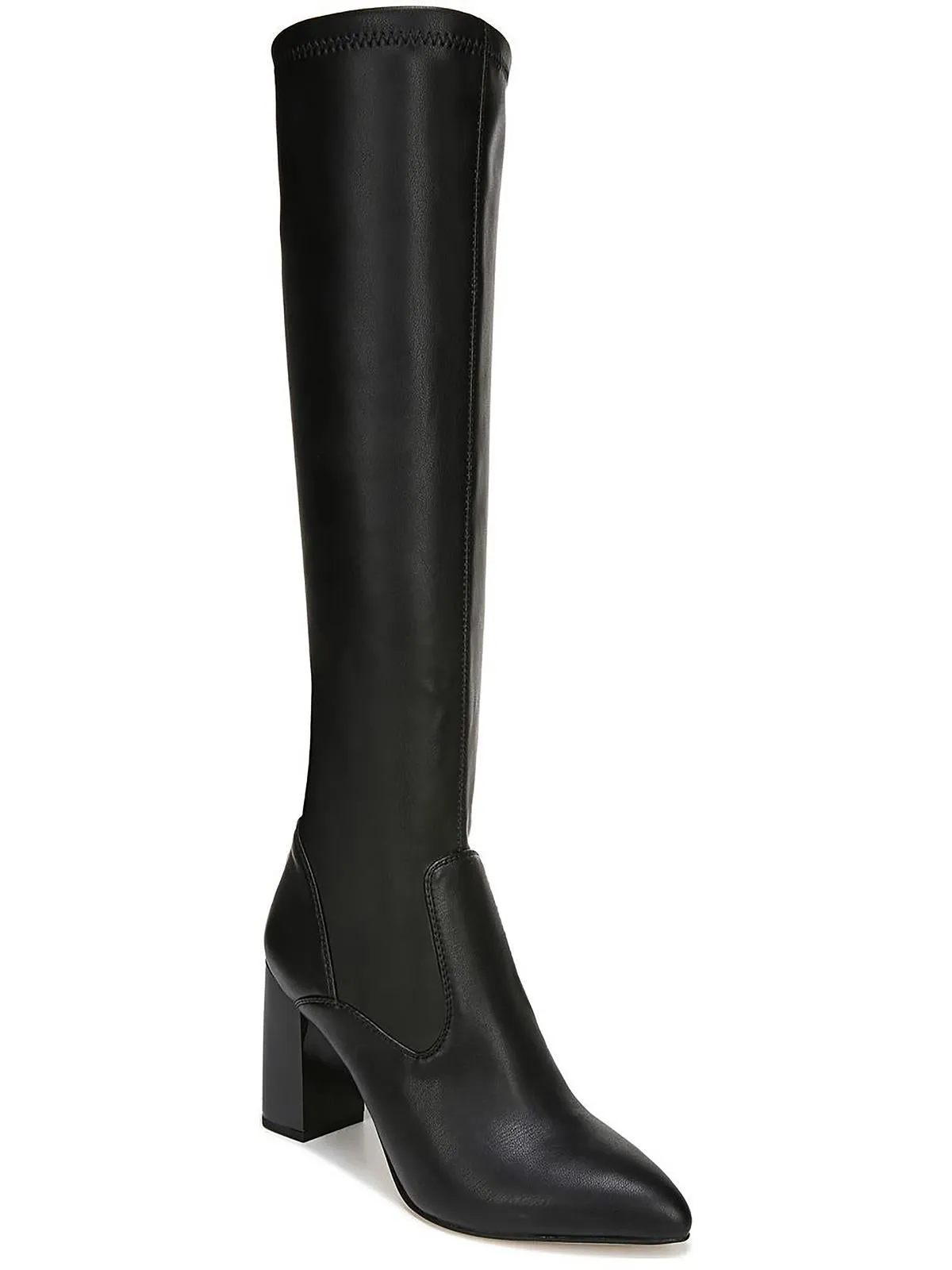 Katherine Womens Zipper Knee-High Boots