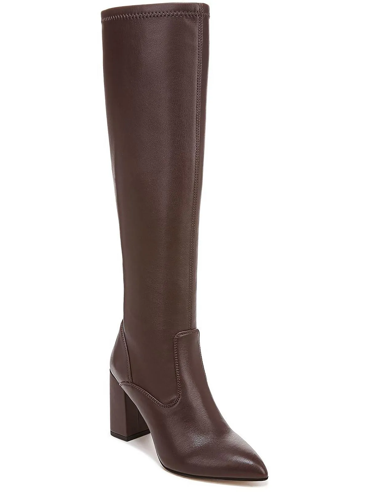 Katherine Womens Zipper Knee-High Boots