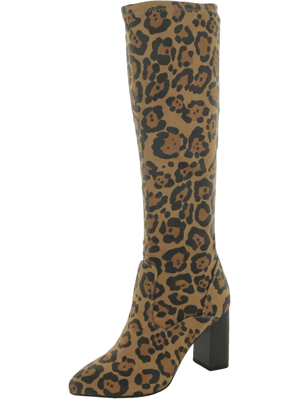 Katherine Womens Zipper Knee-High Boots