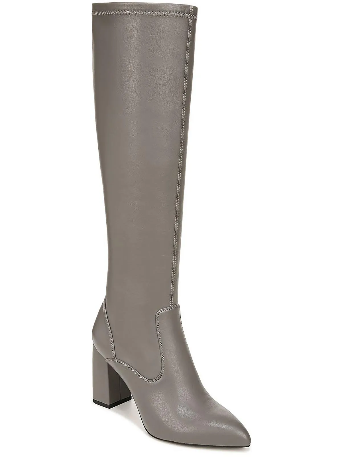 Katherine Womens Zipper Knee-High Boots