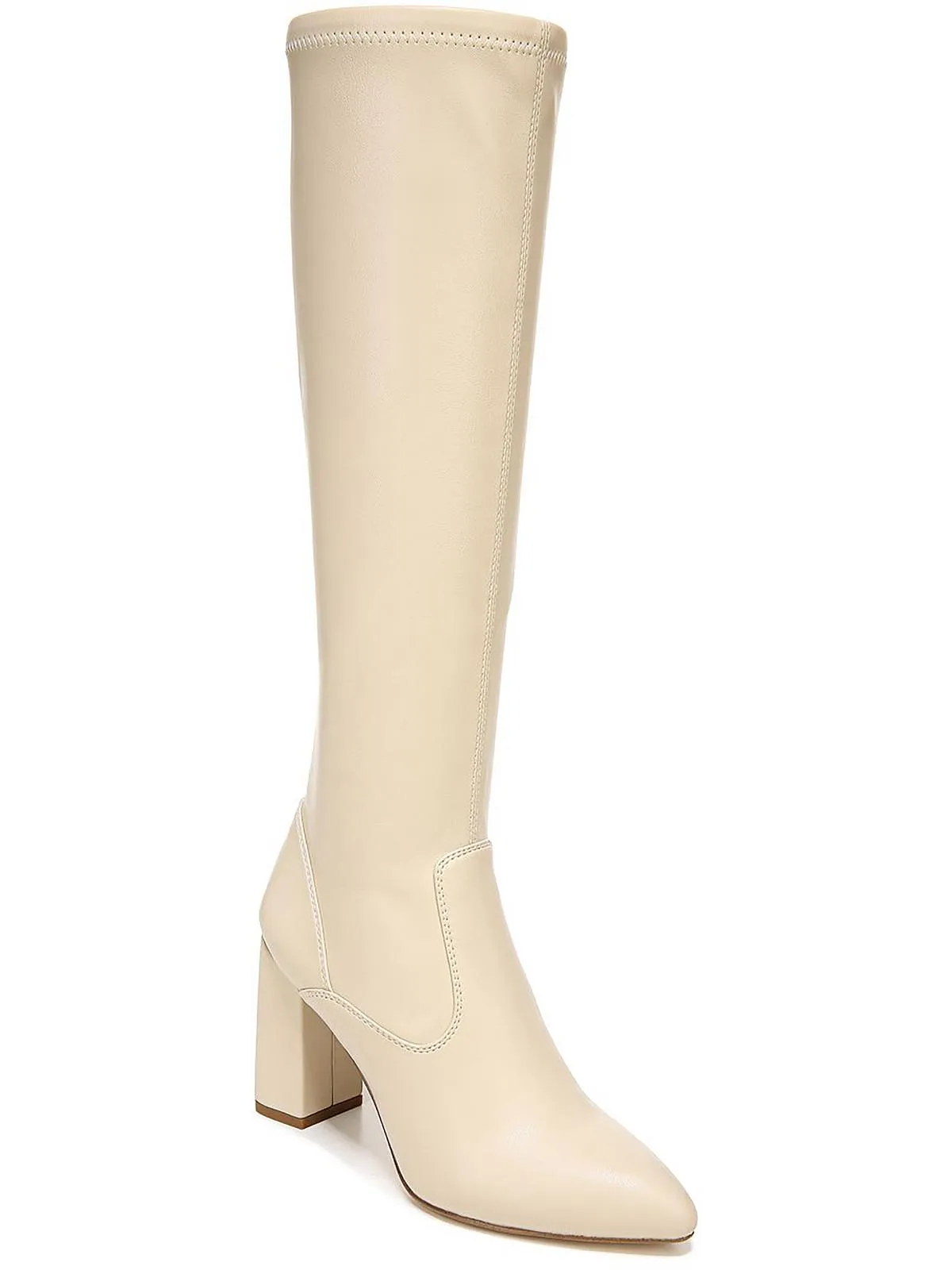 Katherine Womens Zipper Knee-High Boots