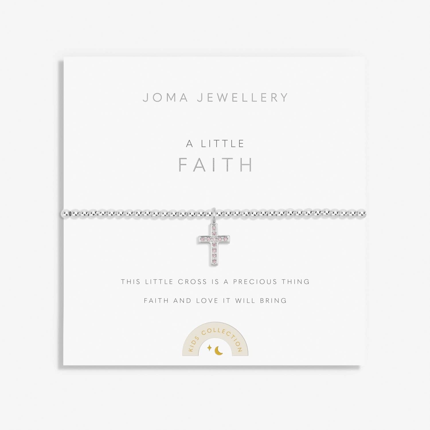 Kids A Little Faith Silver Plated Bracelet C771