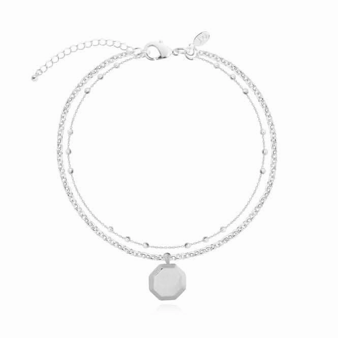 Kismet Chains Hex Silver Bracelet 4815