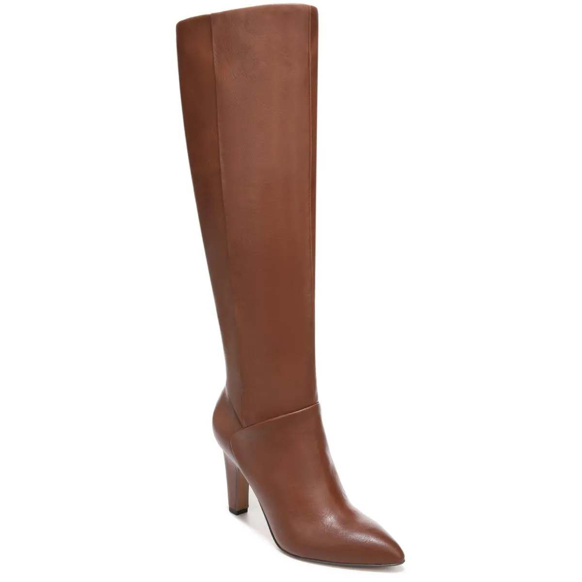 Koko Womens Faux Leather Wide Calf Knee-High Boots
