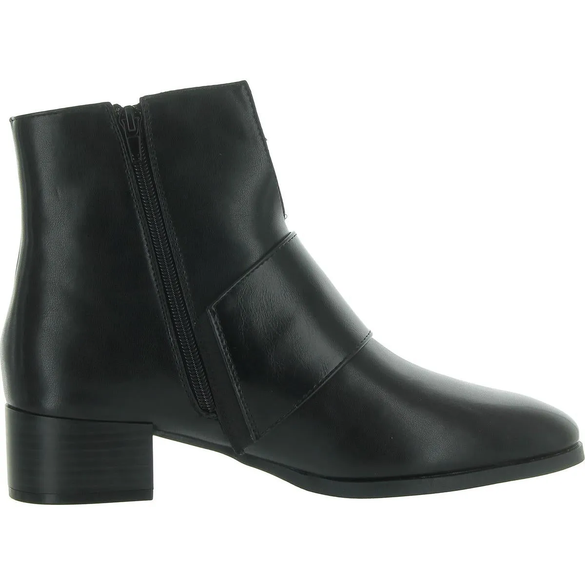 Kyler Womens Faux Leather Closed Toe Ankle Boots