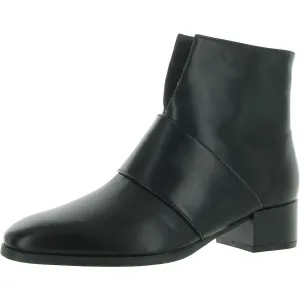 Kyler Womens Faux Leather Closed Toe Ankle Boots