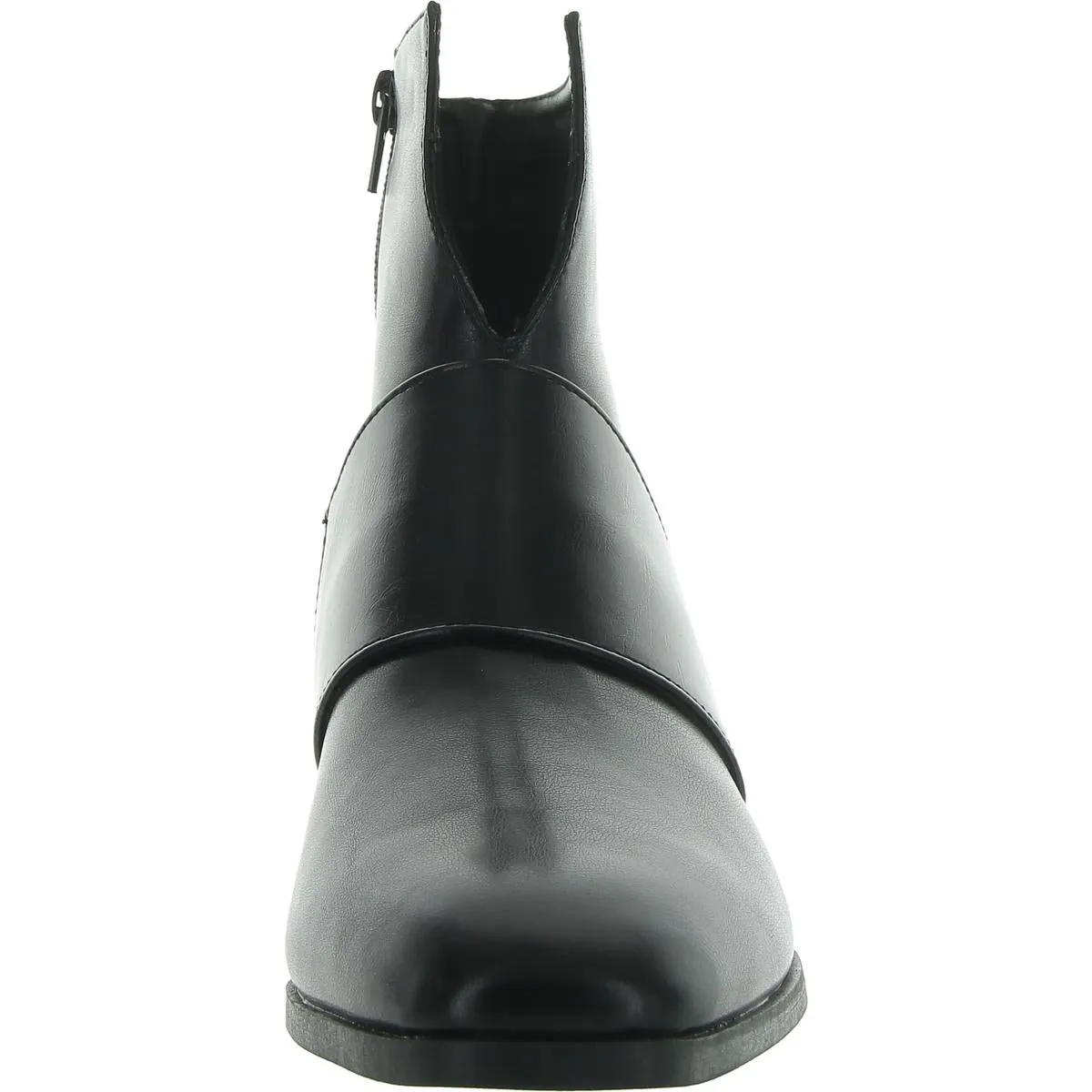 Kyler Womens Faux Leather Closed Toe Ankle Boots