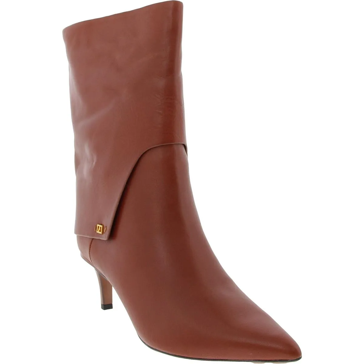 L Alberta Womens Leather Mid-Calf Boots