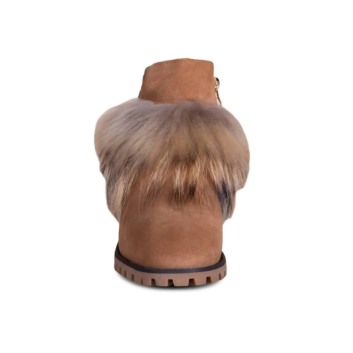 Ladies Amanda Sheepskin Boot In Tan