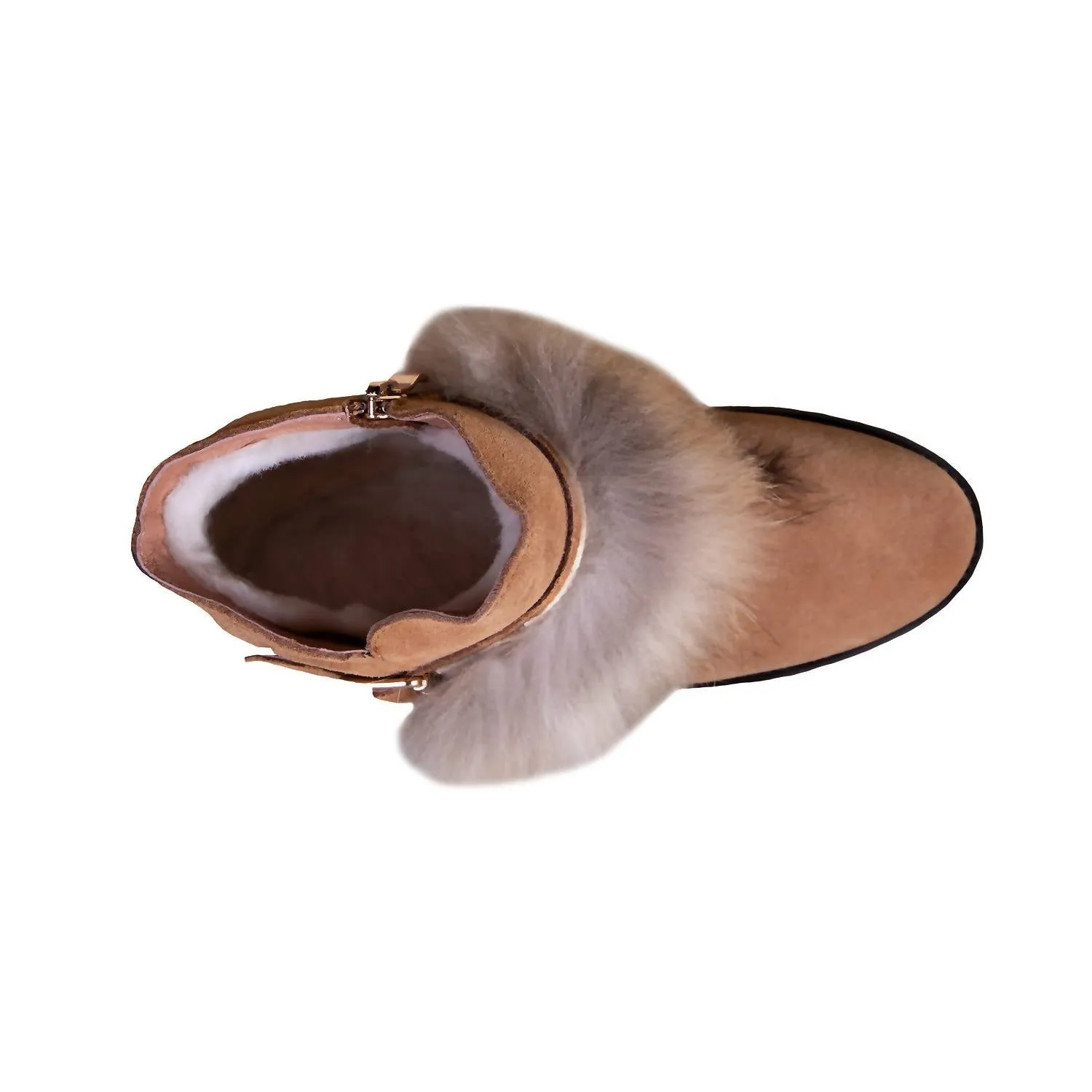 Ladies Amanda Sheepskin Boot In Tan